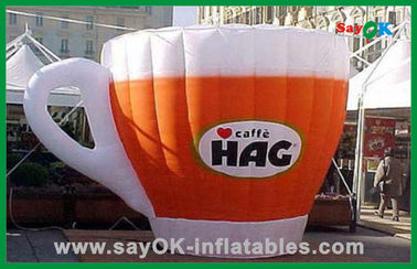 Promotional Activity Outdoor Advertising Inflatable Coffee Cup For Sale