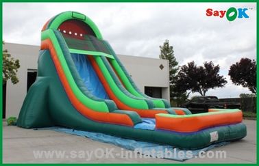 Inflatable Slippery Slide Durable PVC Inflatable Bouncer Slide , Inflatable Water Slide Car Model