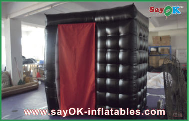 Inflatable Party Decorations Two Doors Custom Inflatable Products Oxford Cloth / PVC Outdoor Exhibition Photobooth Tent