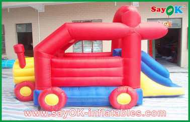 Inflatable Indoor Bounce House CE/UL Certificated Inflatable Bounce With Inflatable Slide PVC Tarpaulin