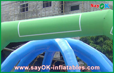 Commercial Outdoor Green Inflatable Archway For Promotion W7mxH4m