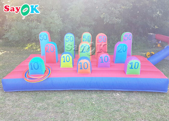 Target Game Pvc Inflatable Ring Toss Game With Rings