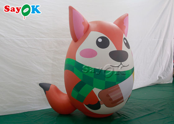 7ft Air Tight Inflatable Holiday Decorations Standing Animal Fox Model
