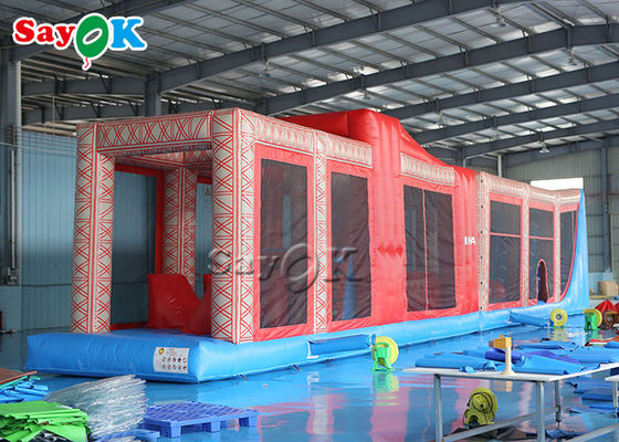 Manufacturers Customzied 22m/72ft Giant Inflatable Big Baller Wipeout Sport Game