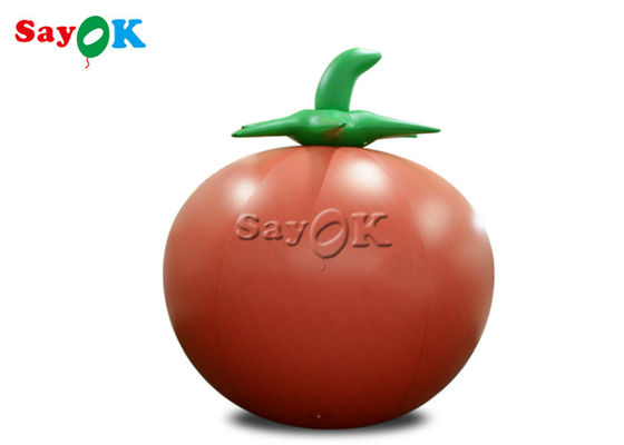 OEM Inflatable Balloon 0.18mm PVC Tomatoes For Promotion