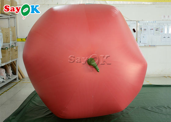 2m Giant Red Fruit Inflatable Apple Balloon Model For Rental Business