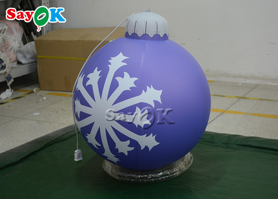 Custom 3m 10ft Garden Xmas Decorated Inflatable Ball For Holiday