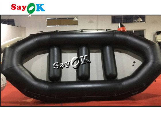 SGS PVC Inflatable Boats 4.85m Black Small Water Sport Rubber Rafting Boat