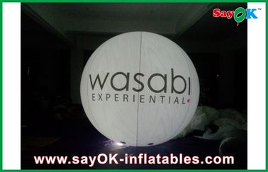 0.18 MM PVC Custom Inflatable Products , Lighting Giant Flying Helium Balloon