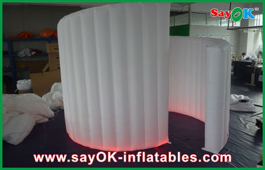 Inflatable Photo Booth Hire Large 4mL X 3mH Inflatable Spiral Wall , Strong Oxford Cloth LED Wall
