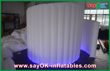 Inflatable Photo Booth Hire Large 4mL X 3mH Inflatable Spiral Wall , Strong Oxford Cloth LED Wall