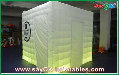 Party Photo Booth Portable Digital Led Lighting Inflatable Photo Booth Kiosk Tent With Led