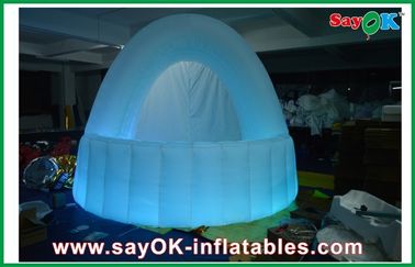 Outdoor PVC / Oxford Cloth Inflatable LED Show Tent , Customized LED Bar Counter Inflatable Work Tent