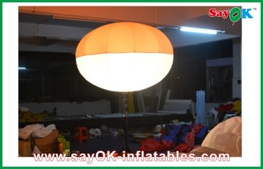 2m Nylon Cloth Inflatable Led Tripod Ball , Advertising LED Inflatable Lighting Decoration
