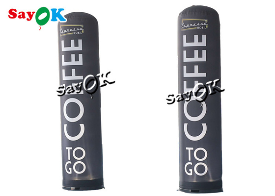 Customized 2.5m 8ft Inflatable Advertising Pillar With Logo Printing