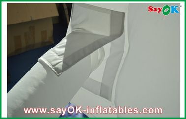 Oxford Cloth White Inflatable Event Air Tent  , Customized Inflatable Tunnel Family Air Tent party