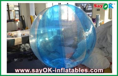 Inflatable Soccer Game PVC / TPU Inflatable Water Games Rolling Ball / Zorb Ball Transparent
