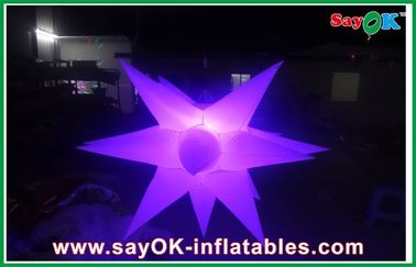 1.5m Diameter Inflatable Led Lighting Decoration Inflatable Star Decoratiom