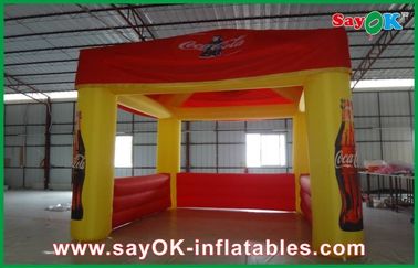 Advertising Exhibition Booth Tent Giant Inflatable Camping Tent Oxford Cloth / Pvc Tarpaulin Outdoor Tent