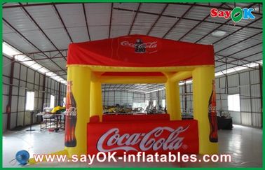 Advertising Exhibition Booth Tent Giant Inflatable Camping Tent Oxford Cloth / Pvc Tarpaulin Outdoor Tent