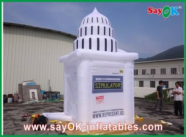 White Giant  Inflatable Tower Custom Inflatable Products For Advertising