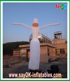 Advertising Inflatable Air Dancer Man Eco-Friendly 3m Blow Up Dancing Man For Restaurant Opening Ceremony