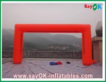 Balloon Arch Frame PVC / Oxford Cloth Inflatable Arch , Logo Inflatable Square Finishing Arch