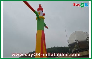 Air Advertising Man Two Legs Inflatable Air Dancer , Inflatable Clown Rip Stop Nylon Cloth