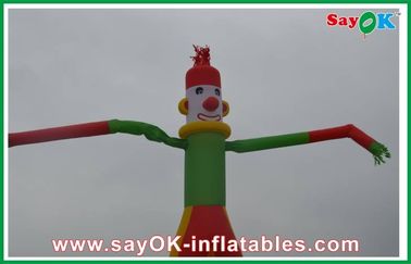 Air Advertising Man Two Legs Inflatable Air Dancer , Inflatable Clown Rip Stop Nylon Cloth
