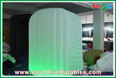 photo booth backdrop Modern Led Lighting Inflatable Photo Booth 3 X 2 X 2.3m Oxford Cloth