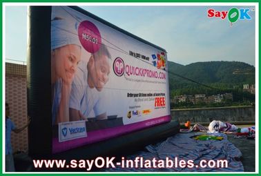 Inflatable Outdoor Screen PVC Inflatable Movie Screen Inflatable Billboard L9M X H5M For Advertising