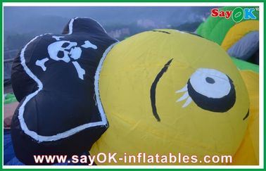 0.55mm PVC Inflatable Bounce , Logo Printing Inflatable Bouncy Castle