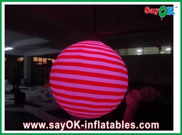 Led Lighting Inflatable Lighting Decoration Hanging Ball CE / UL Blower