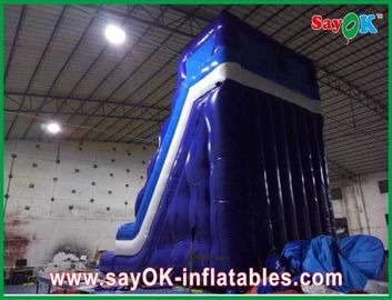 0.55mm PVC Inflatable Water Slide L6 X W3 X H5m Waterproof 3 Layers Inflatable Slide For Pool