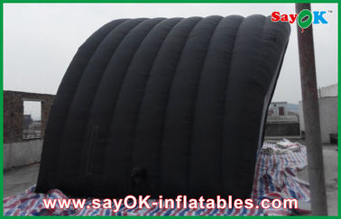 Black Waterproof Inflatable Air Tent With Oxford Cloth And PVC Coating For Ourdoor Inflatable Work Tent