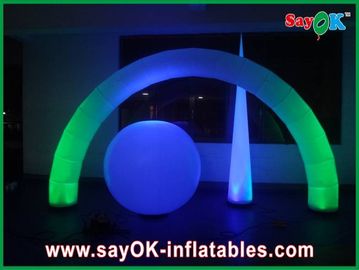 190T Nylon Cloth Inflatable Led Light Wedding Decoration With CE UL Blower