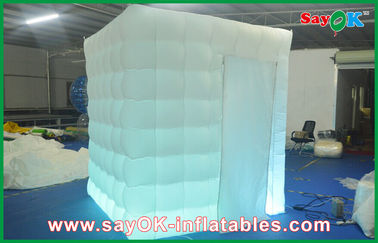 Inflatable Photo Studio Durable Oxford Cloth Inflatable Photo Booth 12 Led Colors For Wedding Party