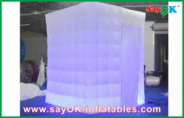 Inflatable Photo Studio Durable Oxford Cloth Inflatable Photo Booth 12 Led Colors For Wedding Party