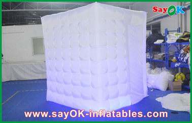 Advertising Booth Displays Durable Inflatable Photo Tent One Side Door For Wedding Ceremony