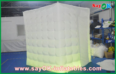 Advertising Booth Displays Durable Inflatable Photo Tent One Side Door For Wedding Ceremony
