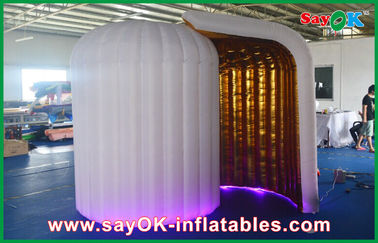 Inflatable Photo Booth Rental Wedding Party Inflatable Photo Booth Kiosk With Led Lights Rounded Shape