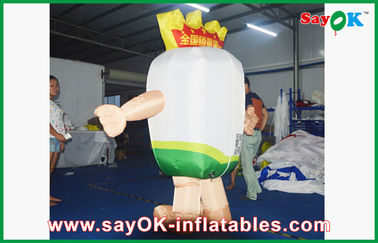 Blow Up Cartoon Characters Outdoor Cartoon Inflatable Mascot Costume Wind-Proof With Blower