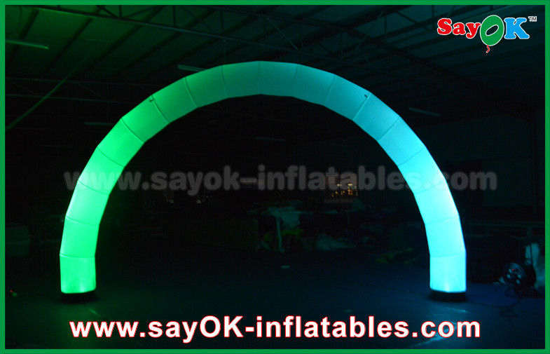 Event Led Lighting Inflatable Entrance Arch for Wedding Party Decoration