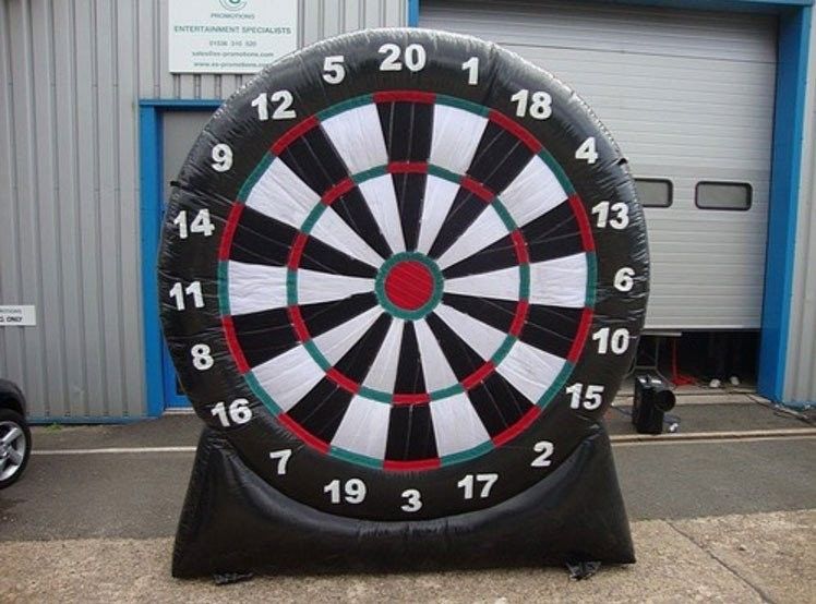 Giant Inflatable Kick Ball Football Dartboard Garden Party Game