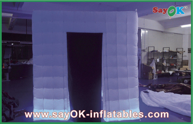 Party Blow Up Photo Booth Custom Inflatable Photobooth Tent With LED