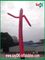 Custom Logo Durable Inflatable Air Dancer Pink Waving Man For Event Opening