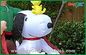 Christmas Inflatable Family with dog in sled For Christmas Decoration