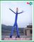 Blue Inflatable Air Dancer Rip-stop Nylon Cloth With Two Legs