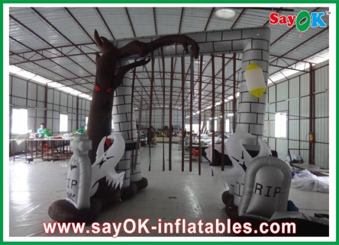 durable inflatable holiday decorations inflatable halloween arch for rental business
