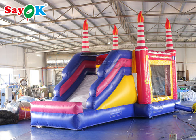 Kids Inflatable Bouncers With Slide Birthday Bounce House For Entertainment How Do You Patch A Bounce House